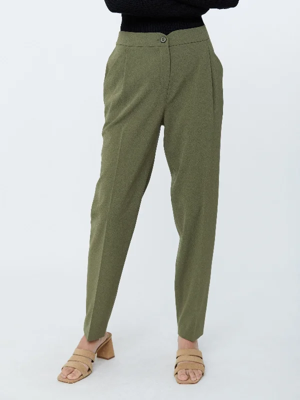 Triacetate Livia Pant Comfortable Pleated Pants