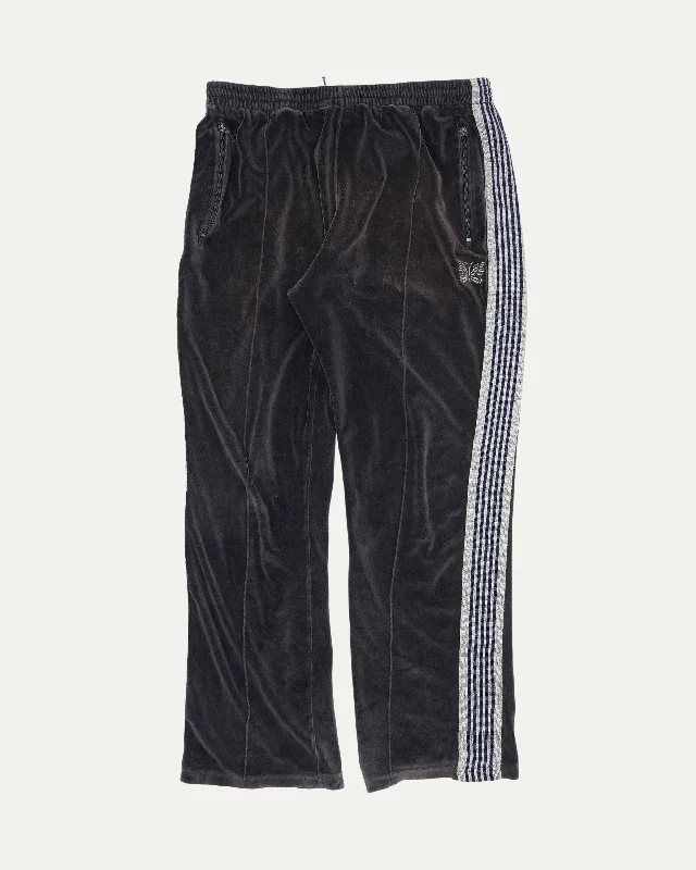 Velour Side Stripe Track Pants Relaxed Linen Pants