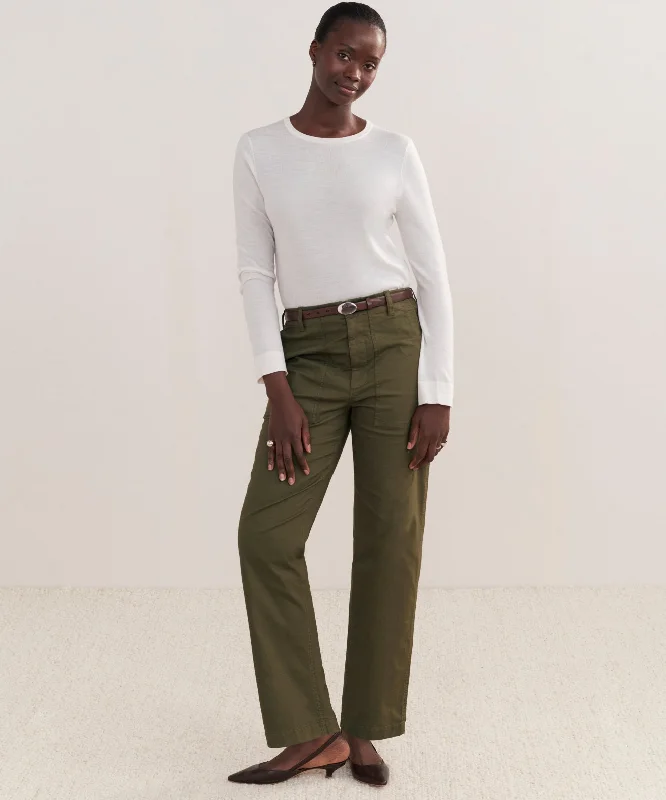 Relaxed Army Pant Modern Bootcut Pants