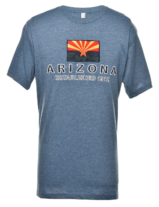 Arizona Printed T-shirt - L Machine Wash Dry Clean Hand Wash