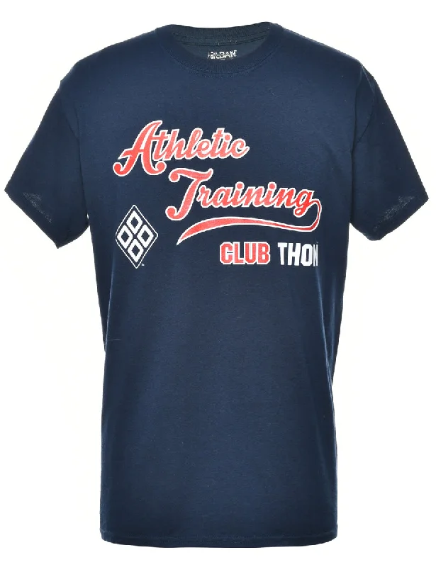 Athletic Training Club Thon Printed T-shirt - M Polka Dot Checkered Tartan