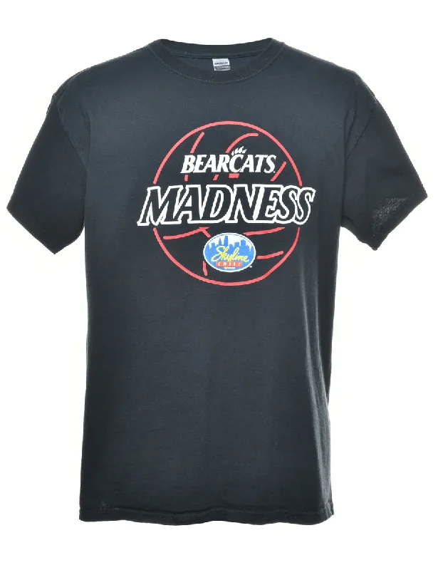 Bearcats Madness Printed T-shirt - L Collared Crew Neck Turtle Neck