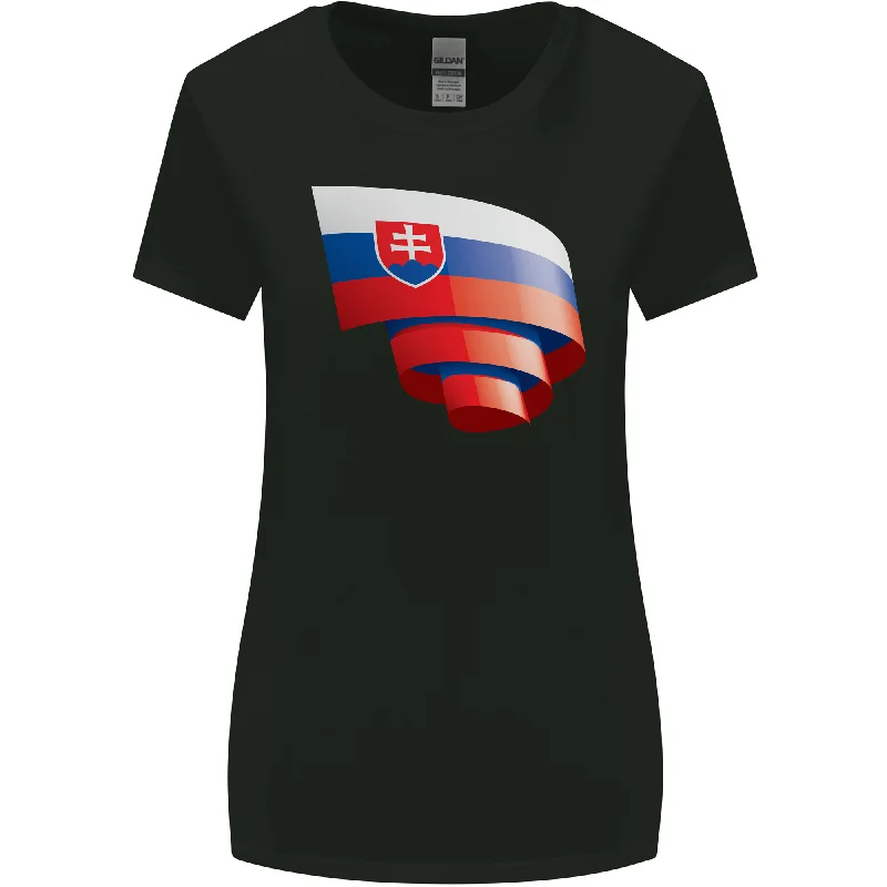 Curled Slovakia Flag Slovakia Day Football Womens Wider Cut T-Shirt Wool Fabric Cashmere Fabric Tweed Fabric Curled Slovakia Flag Slovakia Day Football Womens Wider Cut T-Shirt Wool Fabric Cashmere Fabric Tweed Fabric