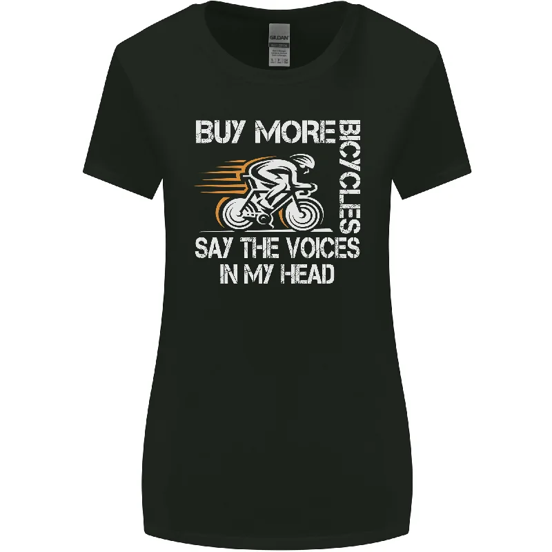 Cycling Buy More Bicycles Funny Cyclist Womens Wider Cut T-Shirt Jersey Fabric Tulle Fabric Batik Fabric Cycling Buy More Bicycles Funny Cyclist Womens Wider Cut T-Shirt Jersey Fabric Tulle Fabric Batik Fabric
