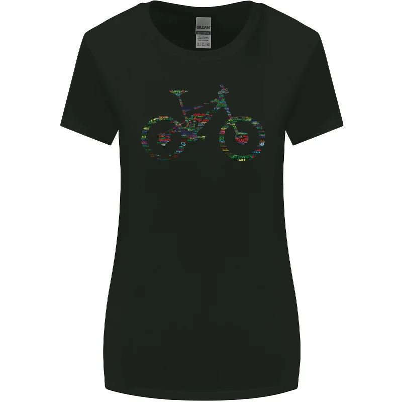 Cycling Word Cloud Cyclist Bicycle Womens Wider Cut T-Shirt Chenille Fabric Brocade Fabric Lace Fabric Cycling Word Cloud Cyclist Bicycle Womens Wider Cut T-Shirt Chenille Fabric Brocade Fabric Lace Fabric