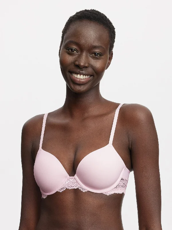 Goddess Plunge T-Shirt Bra Polka Dot Checkered Tartan