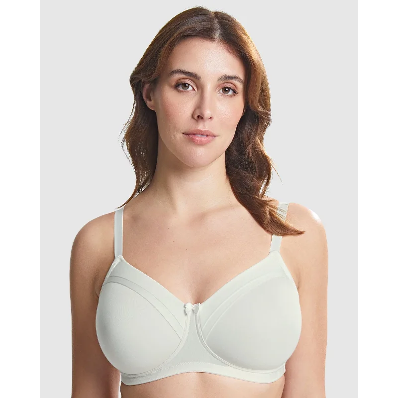 Maisie Lightly Padded Wirefree T-Shirt Bra Knit Fabric Woven Fabric Fleece Fabric
