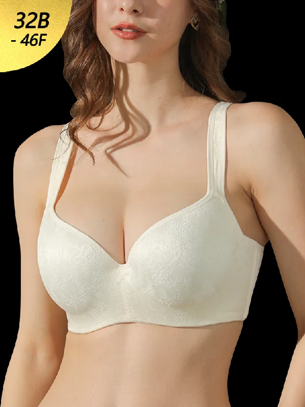 Soft Push Up T-Shirts Minimizer Bras Thin T-Shirt Open Front Quick Dry