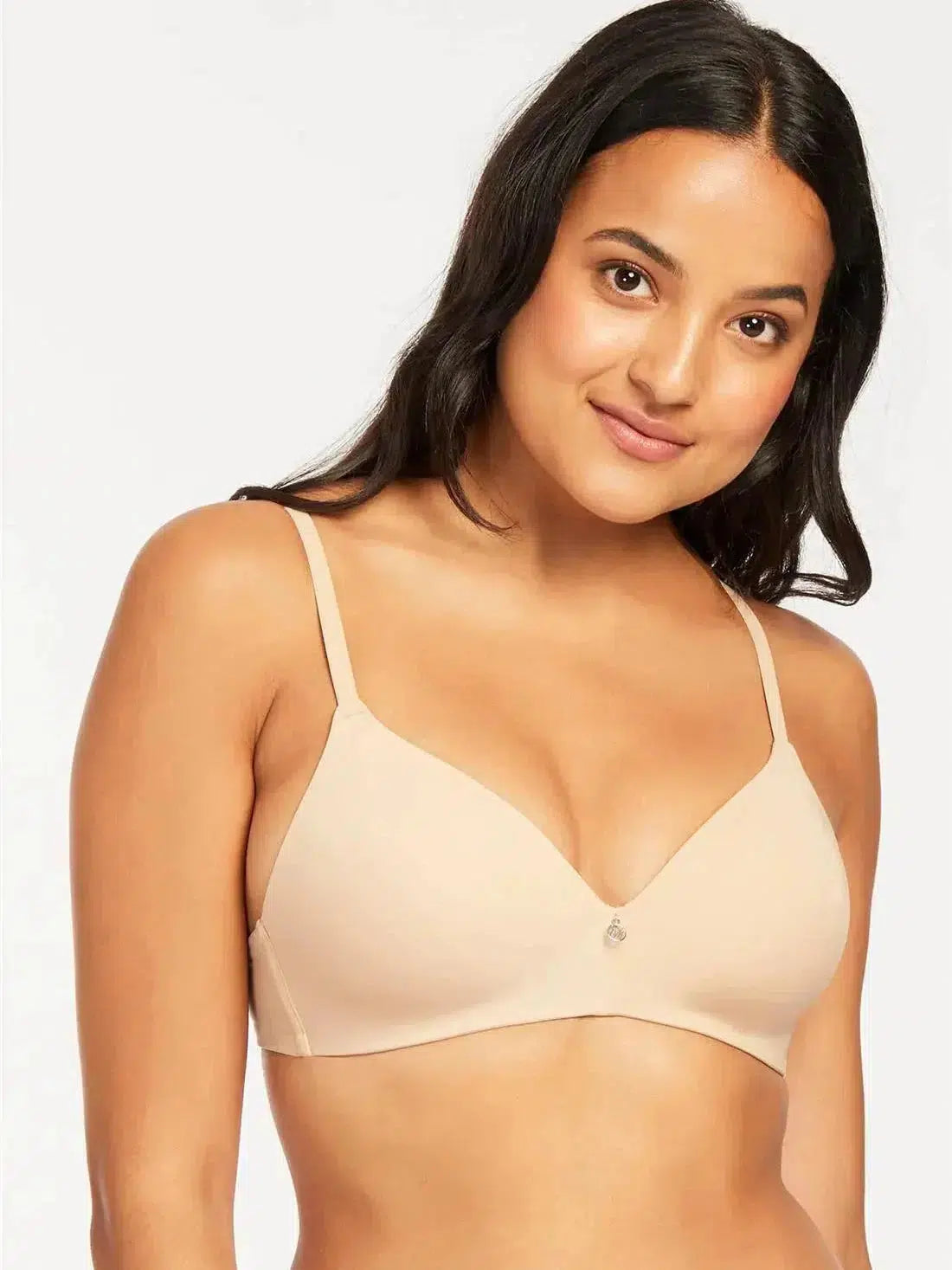 Wire-Free T-Shirt Bra Spandex Blend Rayon Blend Denim Blend