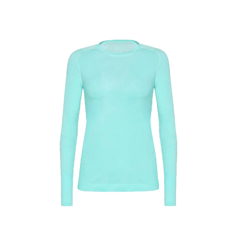 Women's LS Skin-Friendly T-Shirt Knit Fabric Woven Fabric Fleece Fabric