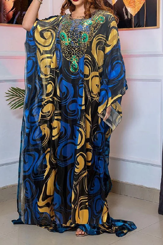 Abstract Print Sequined Patchwork Feminine Maxi Dress Fashionable Sleeveless Maxi Dress Abstract Print Sequined Patchwork Feminine Maxi Dress Fashionable Sleeveless Maxi Dress