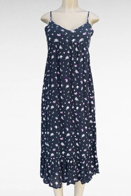 Floral Ruffled Maxi Dress Stylish Boho Maxi Dress