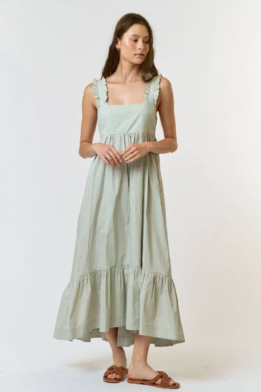 Rolling Hillside Maxi Dress Trendy A-Line Maxi Dress