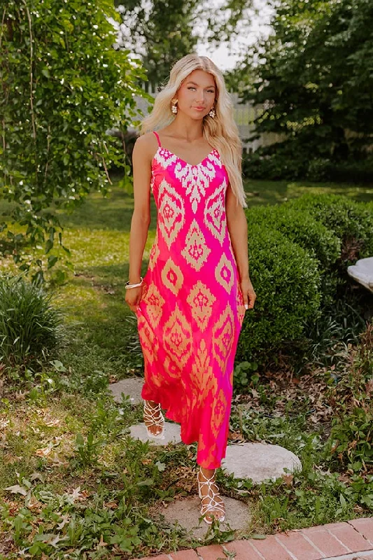Make A Statement Satin Maxi Dress Comfortable Bohemian Maxi Dress