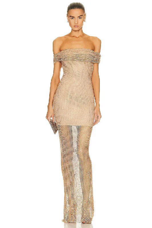 Whimsical Passion Off-the-Shoulder Maxi Dress Trendy Maxi Dress with Lace