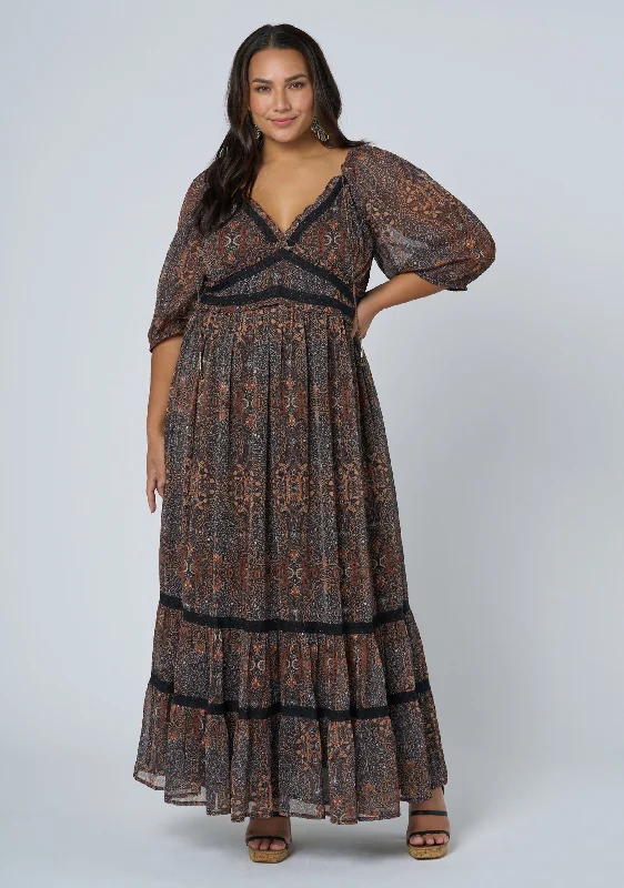 Wildflower Maxi Dress Cozy Ribbed Maxi Dress