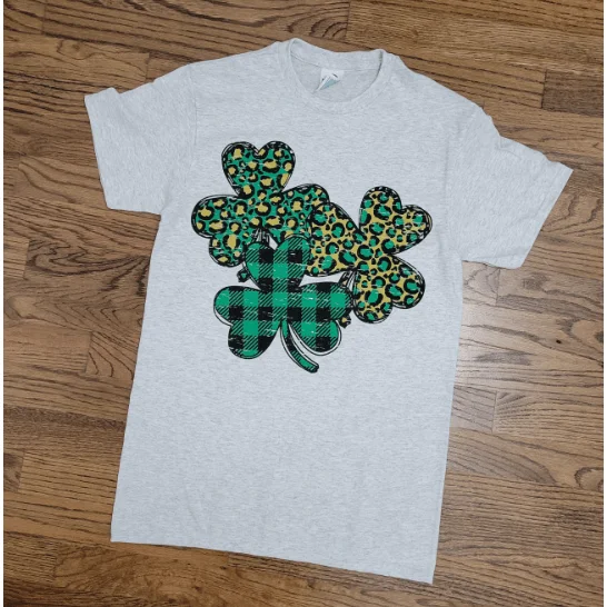 3 clovers t-shirt Mesh Blend Leather Blend Suede Blend