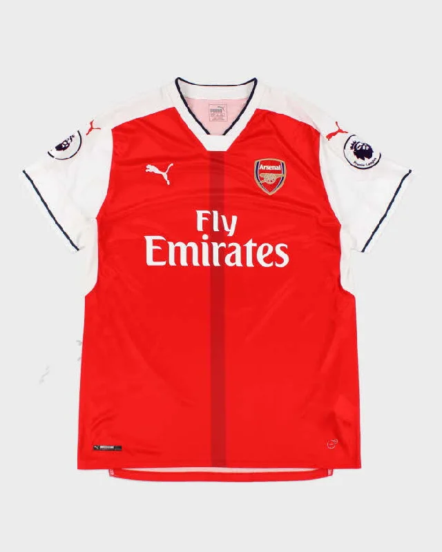 Arsenal FC 2016/17 Home Football Shirt - XL Elasticated Padded Insulated