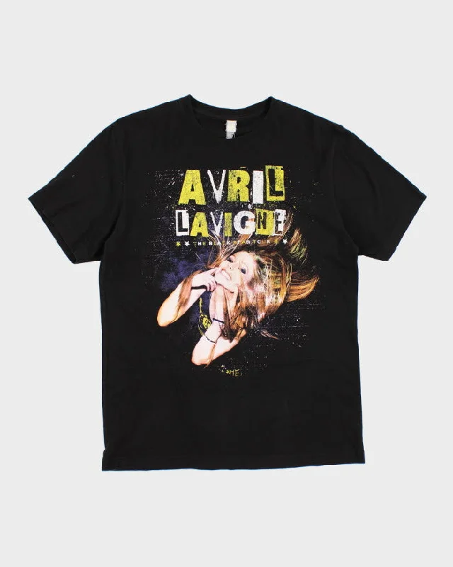 Avril Lavine 2011 Tour Band T-Shirt - M Iron Safe Non-Iron Wrinkle Free