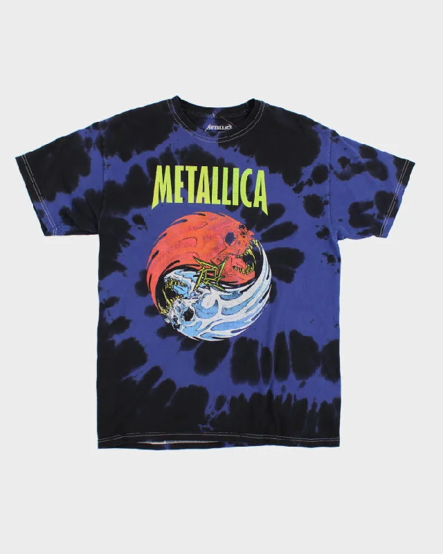 Metallica Graphic Band T-Shirt - M Hooded Caped Shawl Collar