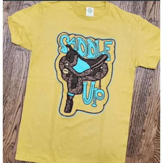 Saddle up t-shirt Cashmere Blend Cotton Blend Poly Blend