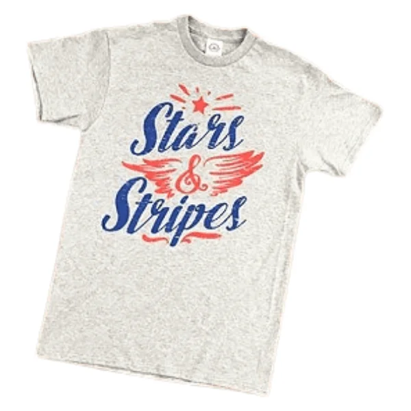 Stars & Stripes T-Shirt Fashionable Trendy Casual