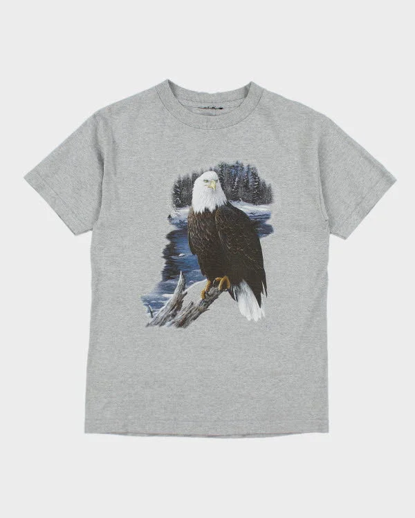 Vintage 1996 Eagle Graphic T-Shirt - M Fashionable Trendy Casual