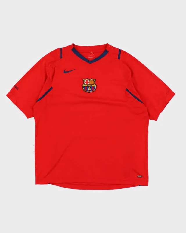 Vintage 2006-07 FC Barcelona Training Shirt - L Fashionable Trendy Casual