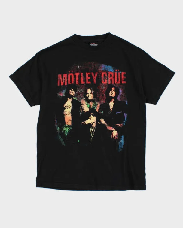 Y2k 00s Motley Crue 2005 Tour Band T-shirt - M Rayon Velvet Corduroy