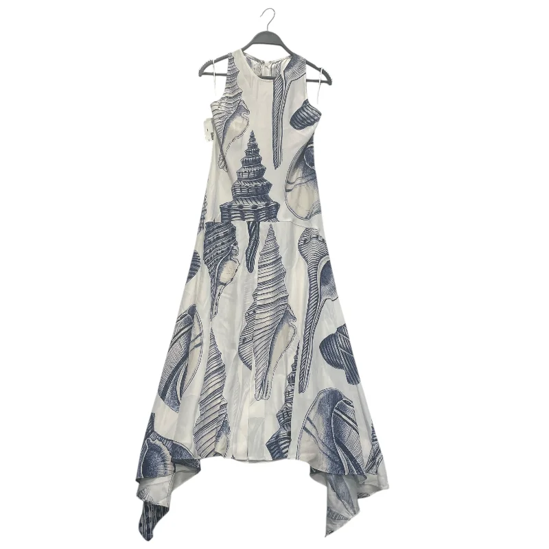 STELLAMcCARTNEY/Camisole Dress/S/All Over Print/Silk/WHT/sea shells blue