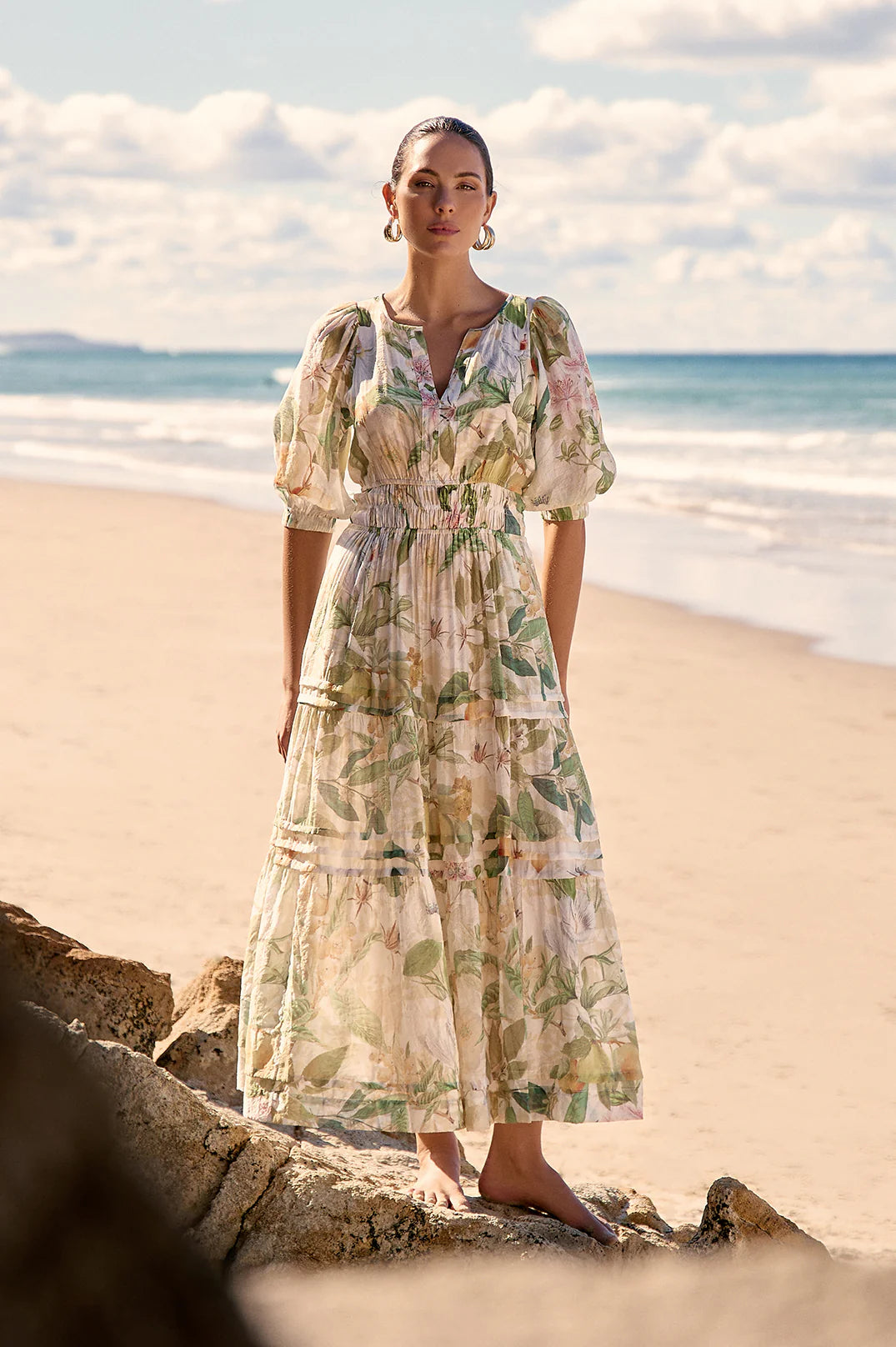 AJD1630 ELIANA ADELAIDE PRINT DRESS