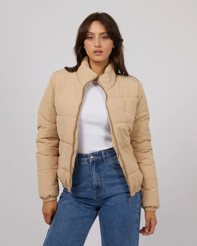 All About Eve Classic Puffer Jacket Elasticated Jacket Padded Jacket Insulated Jacket