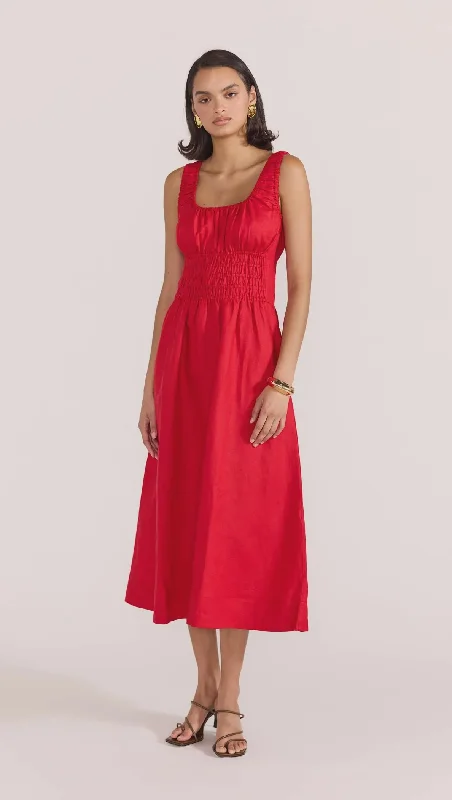 UT2406451 AMANA SHIRRED WAIST DRESS