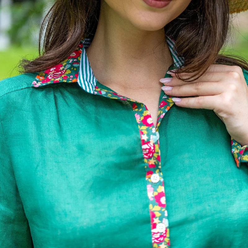 Betsy Star Linen Dress