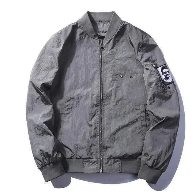 Bomber Jacket For Men, Casual Mens Jackets Satin Jacket Silk Jacket Chiffon Jacket