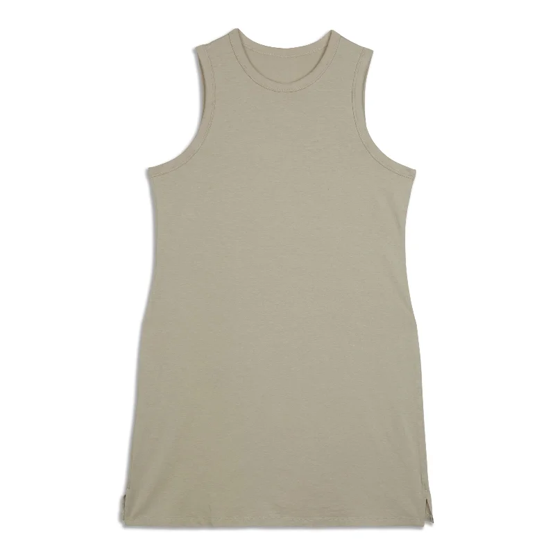 Classic-Fit Cotton-Blend Dress