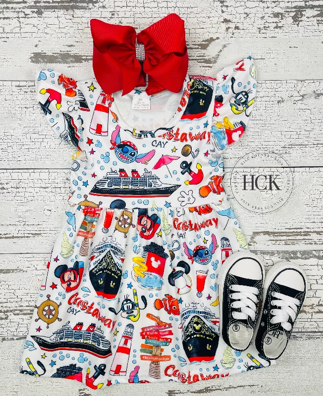 HCK DOUBLE Deal of the Day- Cruising Castaway Mouse Dress- LIMIT 3 PER ORDER! <3