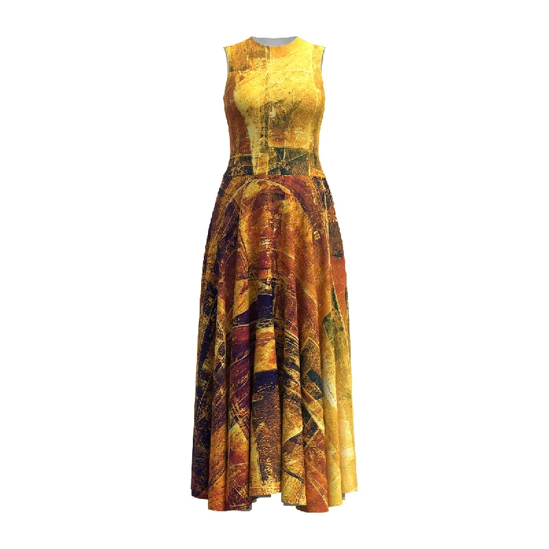 Grunge Gold Dress
