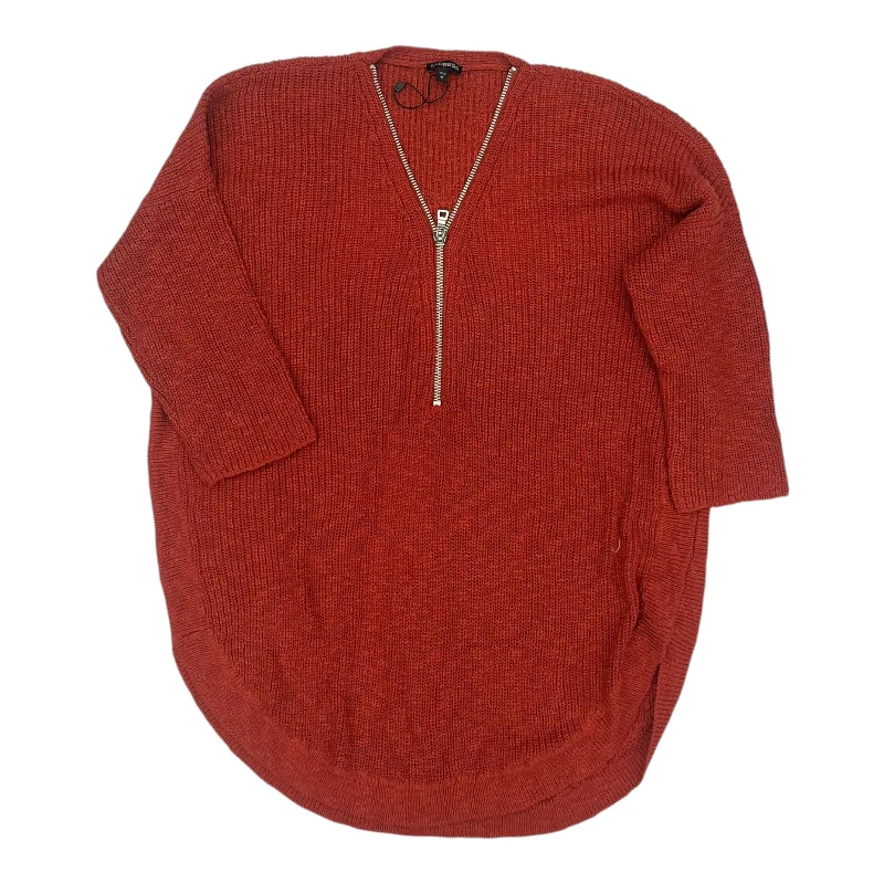 Dress Sweater By Express In Orange, Size:L
