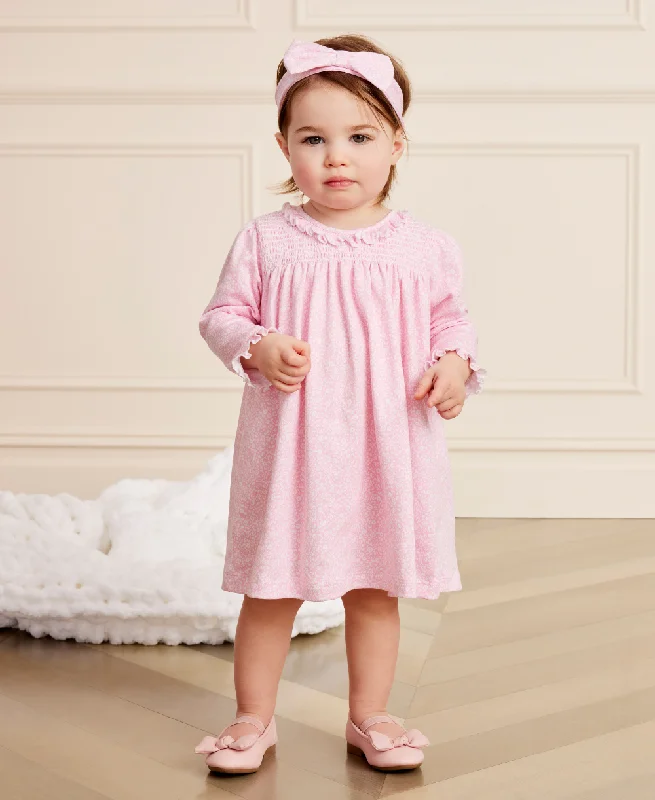 Fall Flower Patch Pink Dress Set
