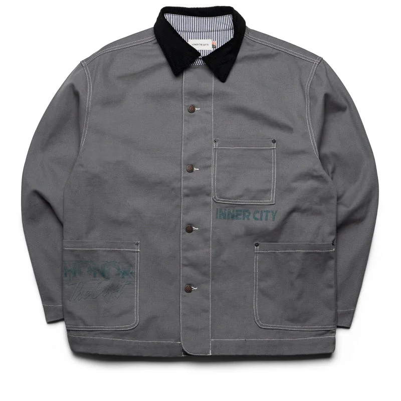 Honor The Gift After Hours Chore Jacket - Stone Hoodie Zip-Up Jacket Button-Up Jacket Honor The Gift After Hours Chore Jacket - Stone Hoodie Zip-Up Jacket Button-Up Jacket