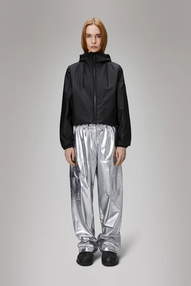 Lohja Short Insulated Jacket - Black Cardigan Sweater Pullover