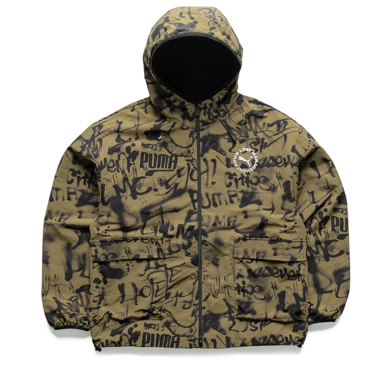 Lost Management Cities x Puma All Over Print Reversible Jacket - Wild Willow Plaid Jacket Tartan Jacket Houndstooth Jacket Lost Management Cities x Puma All Over Print Reversible Jacket - Wild Willow Plaid Jacket Tartan Jacket Houndstooth Jacket
