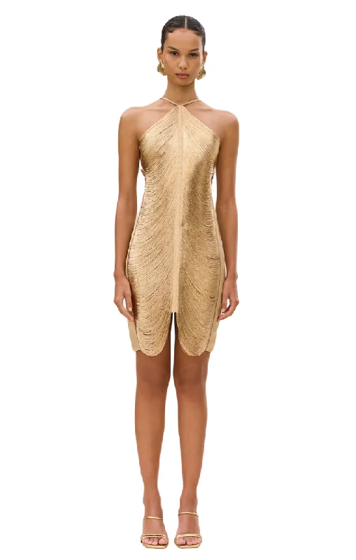 Mara Dress - Gold