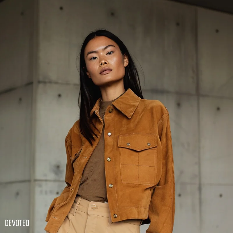Marigold Jacket Snapped Jacket Toggled Jacket Drawstring Jacket