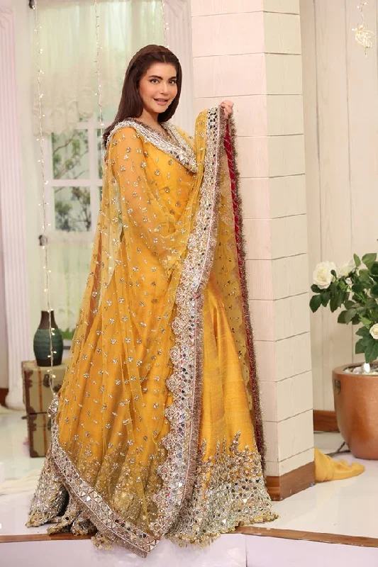 Mirror work Mehndi Dress