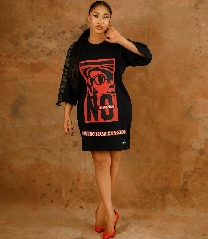 No Style Code Tee Dress