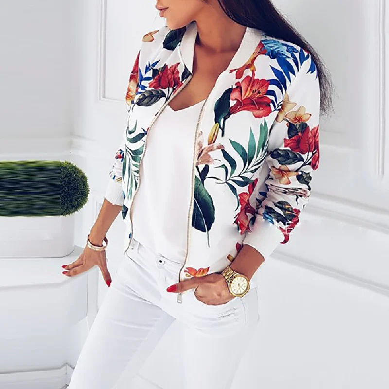 Plus Size Spring Women's Jackets Retro Floral Printed Coat Female Long Sleeve Outwear Clothes Short Bomber Jacket Tops 5XL Fleece Jacket Down Jacket Parka Plus Size Spring Women's Jackets Retro Floral Printed Coat Female Long Sleeve Outwear Clothes Short Bomber Jacket Tops 5XL Fleece Jacket Down Jacket Parka