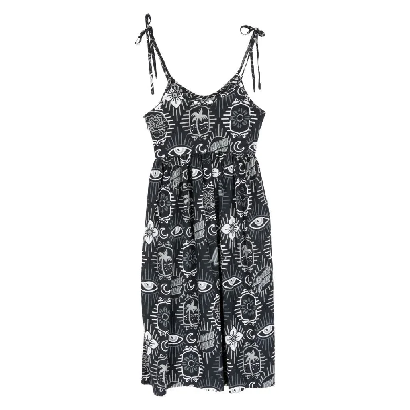 Santa Cruz Womens Dress Patchwork - Black Patchwork