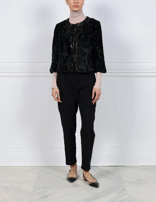 The Kaia Silky Lamb Jacket Knit Jacket Woven Jacket Fleece Jacket